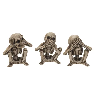 See Hear Speak No Evil Skeletons