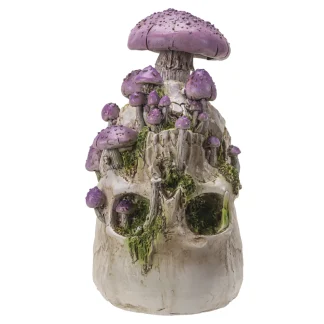 Skull w/ Purple Mushrooms