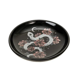 Floral Snake Trinket Dish