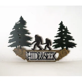 Bigfoot Hide & Seek Plaque