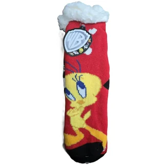 Sherpa Lined Socks - Tweety Bird