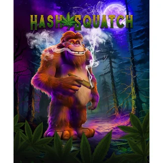 Hash Squatch - Plush Throw Blanket