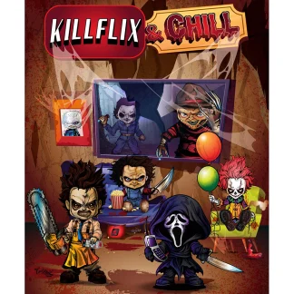 KillFlix & Chill - Sherpa Lined Throw Blanket