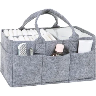 Sammy & Lou Felt Storage Caddy - Gray
