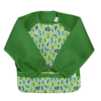 Snap & Go Long Sleeve Bib - Green