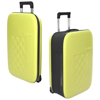 Rollink Flex Vega Carry-On Rolling Luggage - Yellow