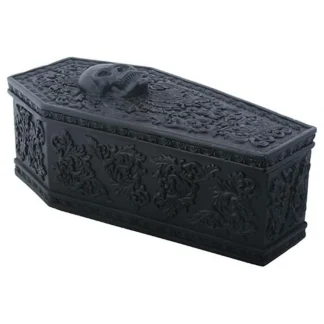 Gothic Floral Coffin Box